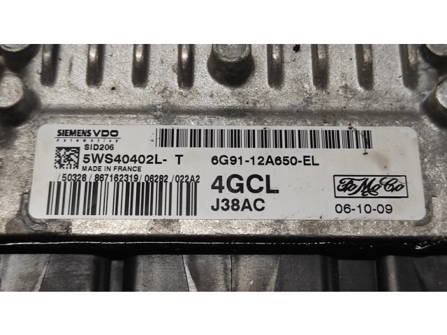 Блок управления двигателя 5WS40402LT, 6G9112A650EL   Ford S-MAX