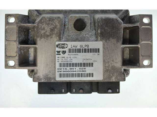 Блок управления двигателя 9660942580, 9659580780   Peugeot 407