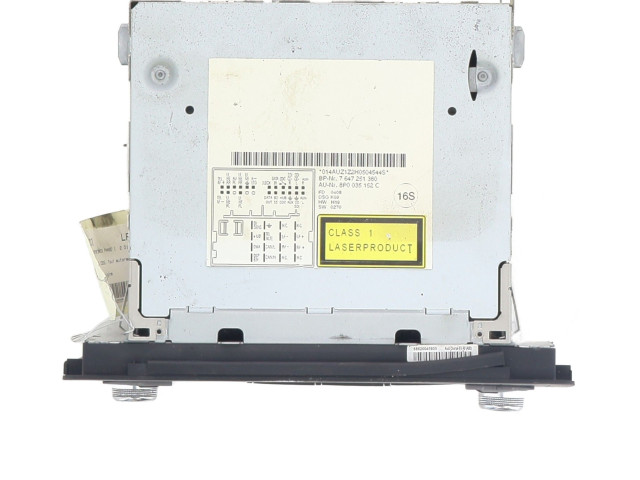 Радио/ проигрыватель CD/DVD / навигация 8P0035152   Audi A3 S3 A3 Sportback 8P   для двигателя BKD