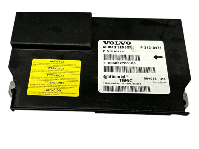 Блок подушек безопасности 31210474   Volvo S80