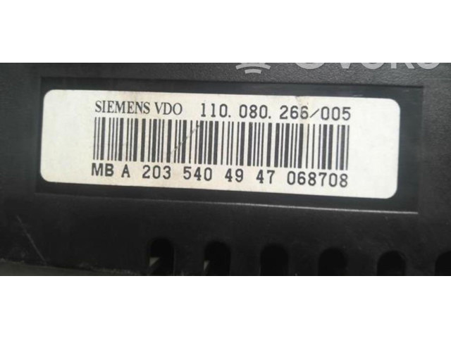 Řídící jednotka 2035407248   Mercedes-Benz C W203 2004