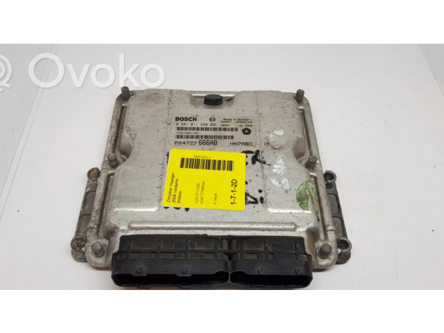 Блок управления двигателя 0281011280, P04727666AB   Chrysler Voyager