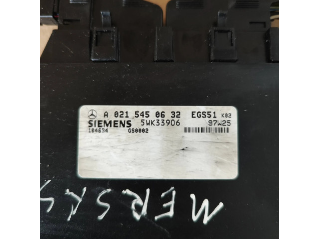 Блок управления коробкой передач A0215450632   Mercedes-Benz E W210