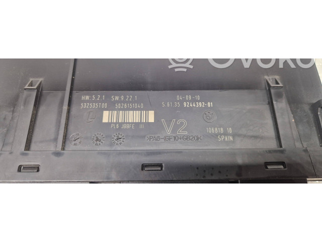 Блок комфорта 9244392, 532535100   BMW 5 F10 F11   