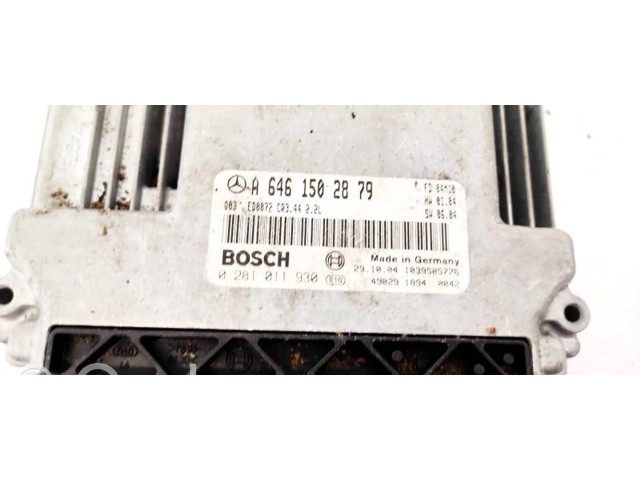 Řídící jednotka A6461502879, 0281011930   Mercedes-Benz C W203 2004