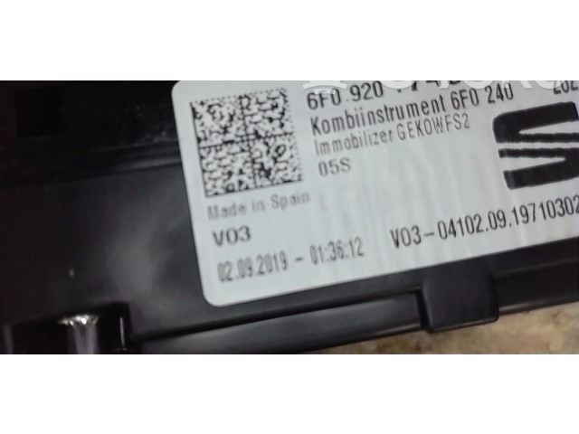 Спидометр (приборный щиток)    6F0920740A   Seat Arona