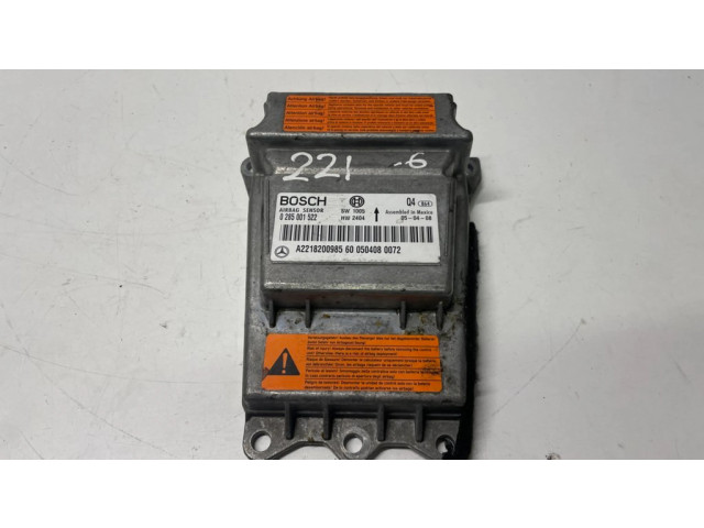 Блок подушек безопасности A2218200985   Mercedes-Benz S W221