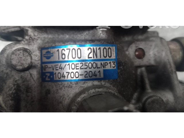Vstřikovací čerpadlo 167002N100, BOMBAINYECCION   Nissan Almera     