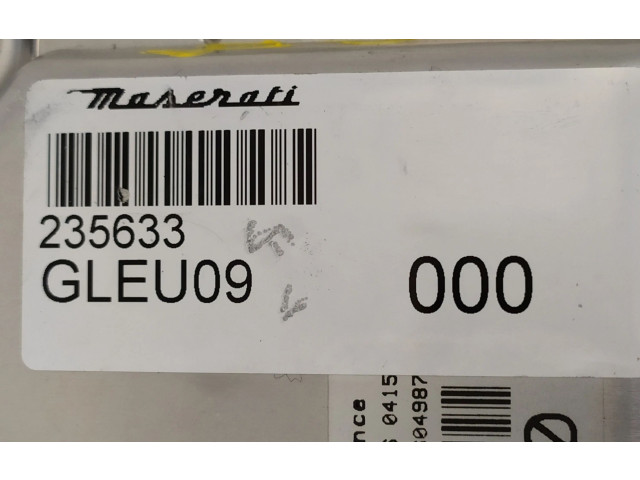 Řídící jednotka 00002126190, 0261208592   Maserati GranTurismo 2008