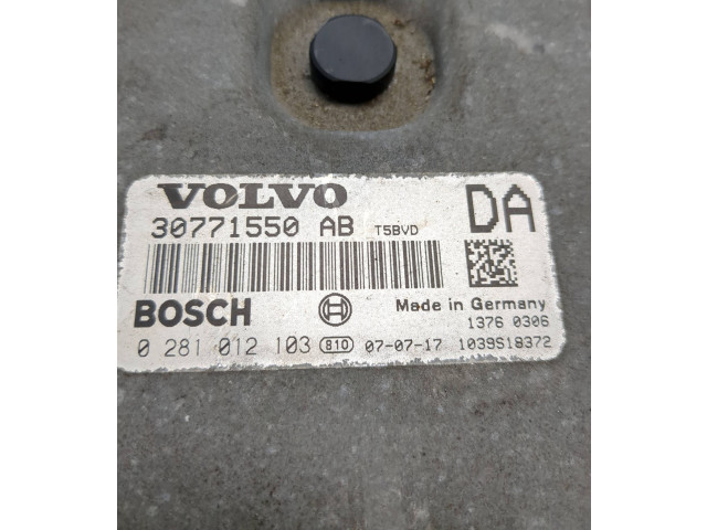Řídící jednotka 30771550, 0281012103   Volvo S60 2005