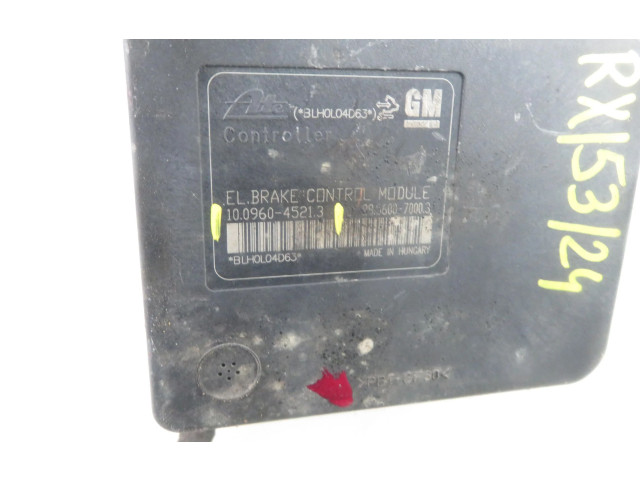 Jednotka ABS 13347807, 10096045213   Opel Astra  2011