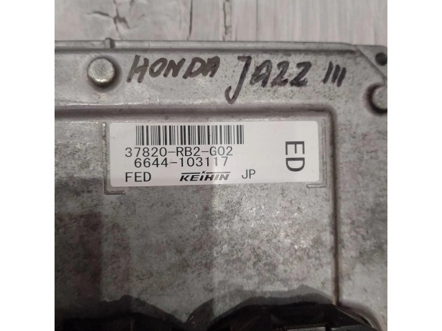 Řídící jednotka 37820-RB2-G02   Honda Jazz 2011