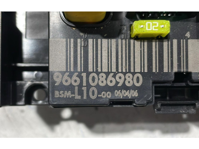 Pojistková skříňka Řídící jednotka BSM 9661086980, 9661086980   Peugeot 207 2007