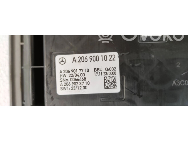 Přístrojová deska  Mercedes-Benz C W206 2021 A2069001022, A2069017710  