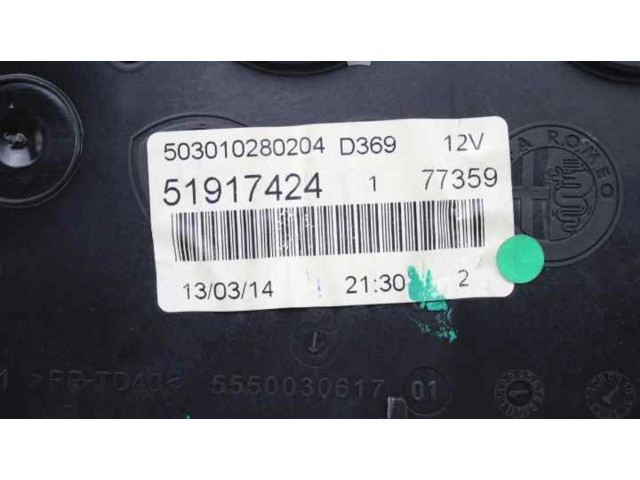 Přístrojová deska  Fiat Punto (199) 2012 51917424  