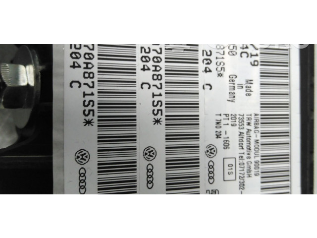 Подушка безопасности пассажира 7N0880204C   Volkswagen Sharan