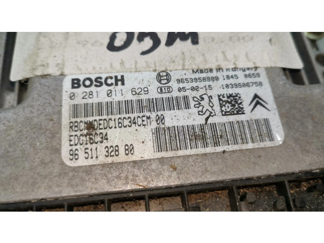Řídící jednotka 0281011629, 9651132880   Citroen C4 I 2006