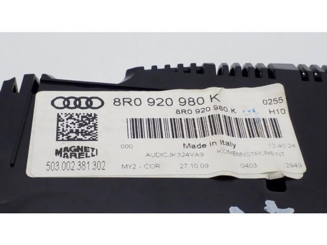 Панель приборов 8R0920980K, 503002381302   Audi Q5 SQ5       