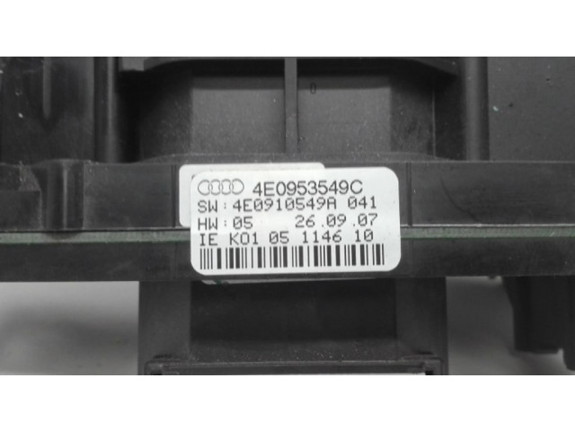 Подрулевой переключатель 4E0953549C, 4E0953521   Audi A8 S8 D3 4E