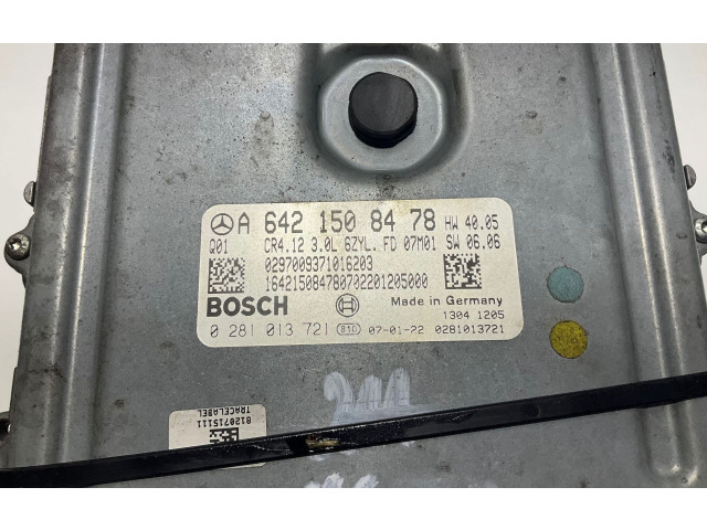 Řídící jednotka A6421508478, 0281013721   Mercedes-Benz E W211 2008