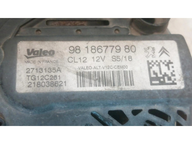 Генератор 9818677980, ALTERNADOR   Citroen C4 I Picasso 1.6     