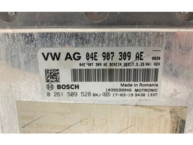 Řídící jednotka 04E907309AE, 0261S09528   Volkswagen Beetle A5 2017