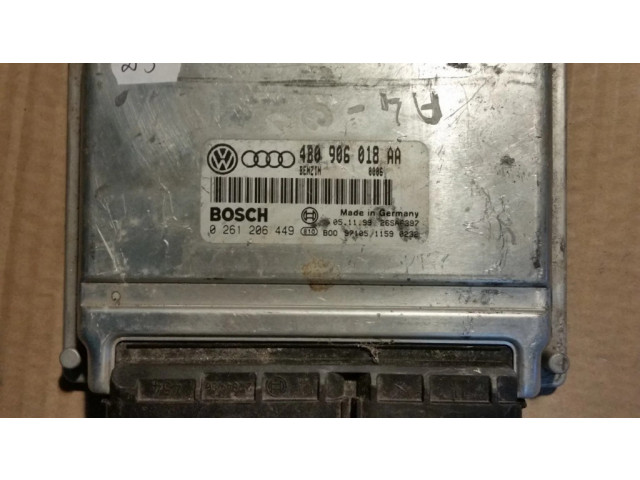 Řídící jednotka 4B0906018AA, 0261206449   Audi A4 S4 B5 8D 2000