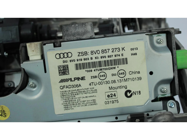Дисплей    8V0857273K   Audi A3 S3 A3 Sportback 8P