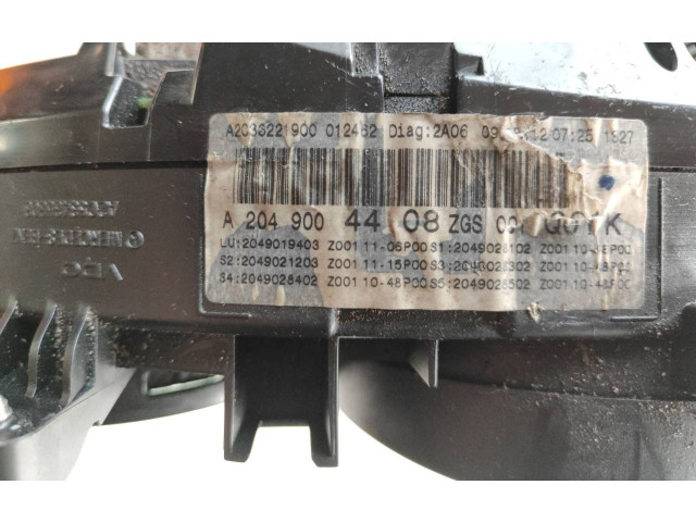 Přístrojová deska  Mercedes-Benz C W204 2011 A2049004408, 2049021203  