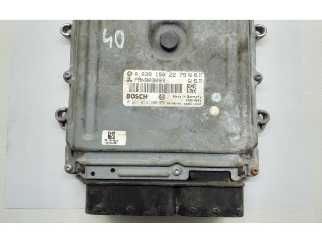 Блок управления двигателя A6391502279, 0281013498   Mitsubishi Colt    