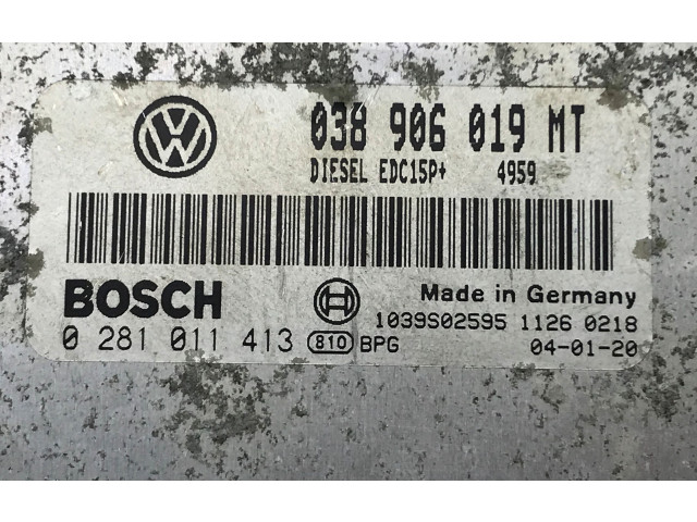 Řídící jednotka 038906019MT, 1039S02595   Volkswagen New Beetle 2004