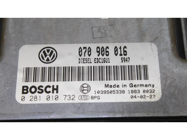 Řídící jednotka    Volkswagen Multivan T5 2009