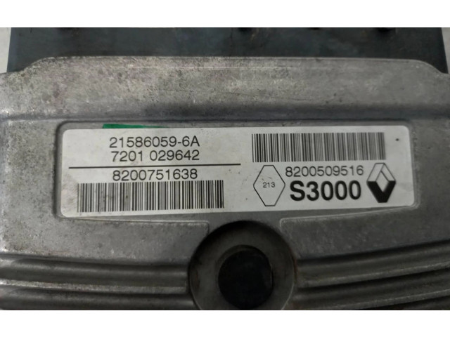 Блок управления двигателем ECU    8200509516   Renault Megane II