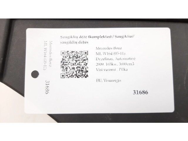   Pojistková skříňka 1645400624, 1645400782   Mercedes-Benz ML W164 2009