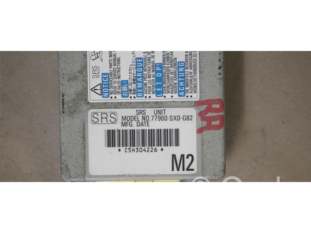 Блок подушек безопасности 77960-SX0-G82   Honda Shuttle