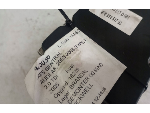 Jednotka ABS 4F0910517D, 4F0614517   Audi A6 S6 C6 4F 2005