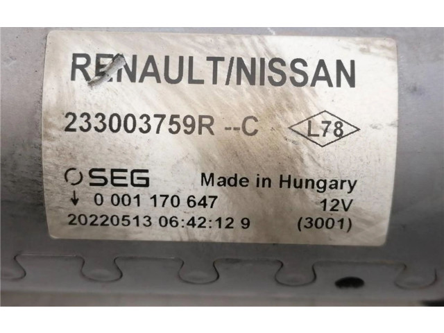 Pojistková skříňka Стартер 233003759R, 0090113   Renault Express 2022
