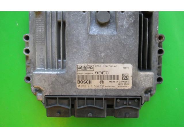 Řídící jednotka 4M61-12A650-AC, 0281011534   Mazda 3 I 2005