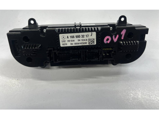 Блок управления климат-контролем A1669003217, 160318   MercedesBenz GLE (W166 - C292)
