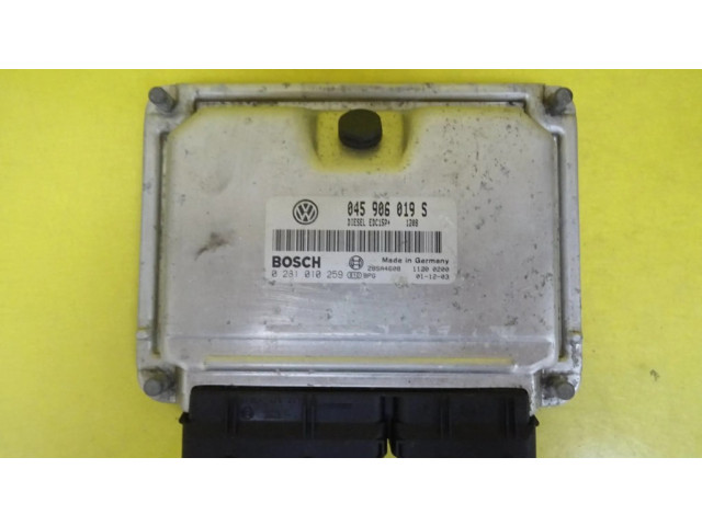Блок управления двигателя 045906019S, 0281010259   Volkswagen Lupo