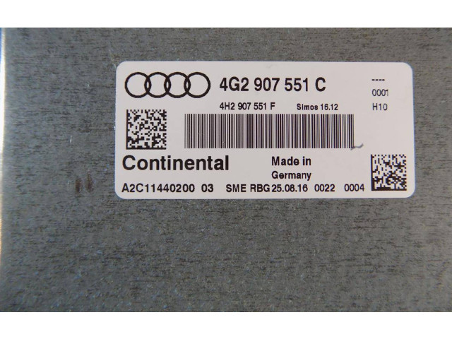 Řídící jednotka 4G2907551C, 4H2907551F   Audi A7 S7 4G 2017
