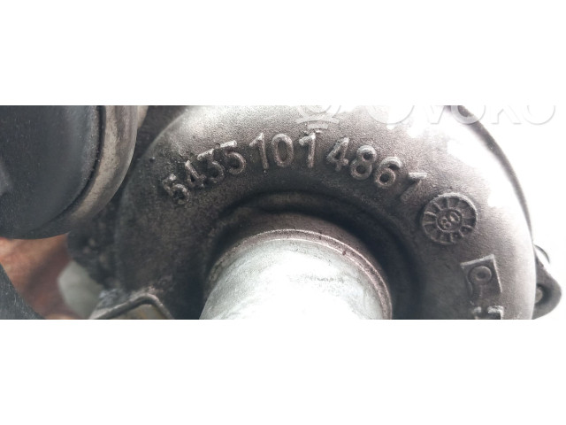  Турбина Citroen C2  54351014861   для двигателя 8HZ (DV4TD)      