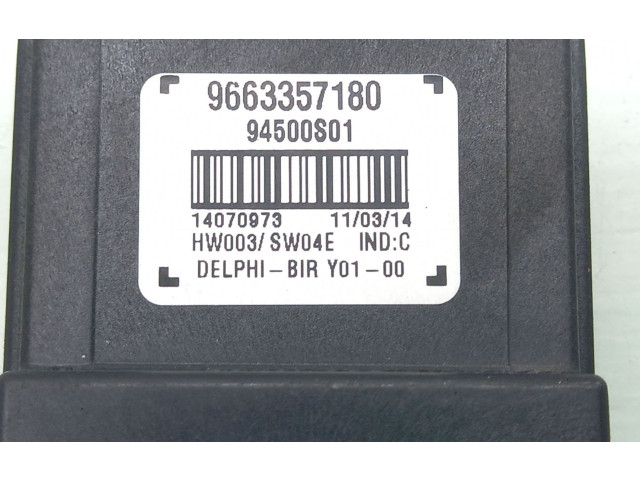 Блок управления 9663357180, 14070973   Peugeot 5008