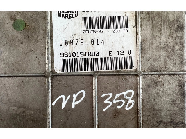 Pojistková skříňka Блок управления двигателем ECU 9610191080   Peugeot 205 1998