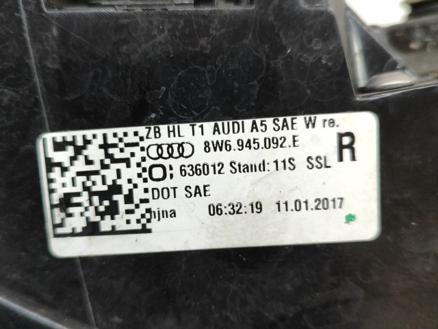 Задний фонарь правый 8W6945092E    Audi A5   2016- года