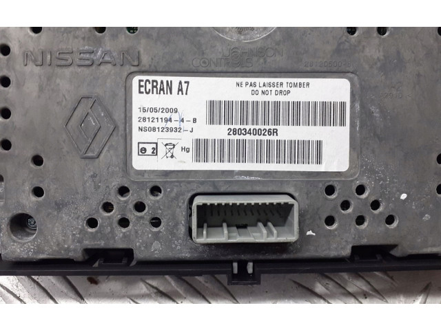 Дисплей    280340026R   Renault Laguna III