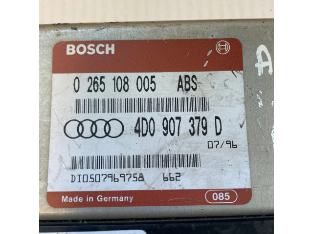 Блок управления двигателя 4D0907379D, 0265108005   Audi A6 S6 C7 4G