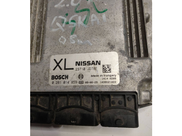 Řídící jednotka 23710JD78E, 1039S21022   Nissan Qashqai 2008