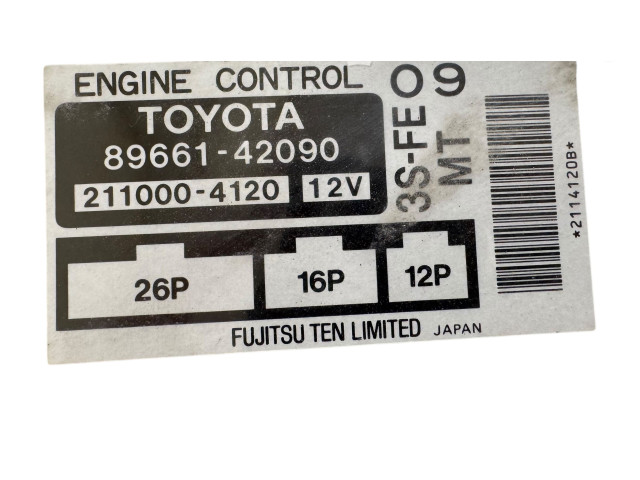 Řídící jednotka 8966142090, 2110004120   Toyota RAV 4 (XA10) 1996