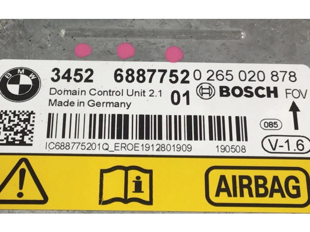Блок подушек безопасности 9887752   BMW 1 F20 F21